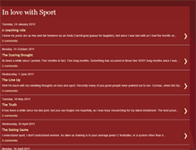 Tablet Screenshot of inlovewithsport.blogspot.com