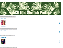 Tablet Screenshot of m3llossketchpad.blogspot.com