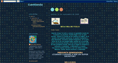 Desktop Screenshot of cuentacuentos7.blogspot.com