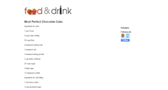 Desktop Screenshot of drinkafood.blogspot.com