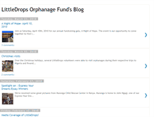 Tablet Screenshot of littledropsfund.blogspot.com
