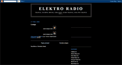 Desktop Screenshot of elektroradio.blogspot.com