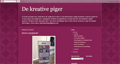 Desktop Screenshot of dekreativepiger.blogspot.com