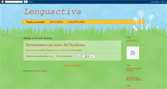 Desktop Screenshot of lenguactiva.blogspot.com