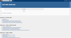 Desktop Screenshot of jobsitebahrain.blogspot.com
