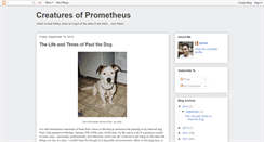 Desktop Screenshot of creaturesofprometheus.blogspot.com