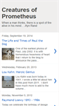 Mobile Screenshot of creaturesofprometheus.blogspot.com