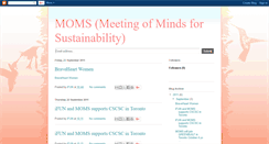 Desktop Screenshot of momsmeetingofmindsforsustainability.blogspot.com