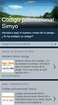 Mobile Screenshot of codigo-simyo.blogspot.com