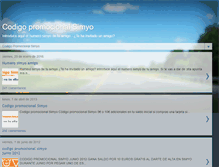 Tablet Screenshot of codigo-simyo.blogspot.com