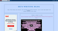 Desktop Screenshot of ekswrimo.blogspot.com