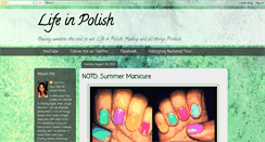 Desktop Screenshot of lifeinpolish.blogspot.com