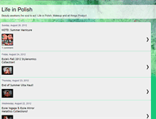 Tablet Screenshot of lifeinpolish.blogspot.com