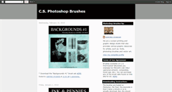Desktop Screenshot of csphotoshopbrushes.blogspot.com