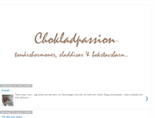 Tablet Screenshot of chokladpassion.blogspot.com