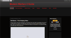 Desktop Screenshot of modernwarfareguide.blogspot.com