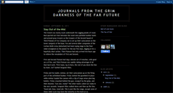 Desktop Screenshot of journalsfromthegrim.blogspot.com