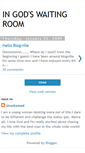 Mobile Screenshot of ingodswaitingroom.blogspot.com