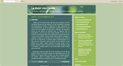 Desktop Screenshot of mujerequivocada.blogspot.com