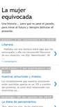Mobile Screenshot of mujerequivocada.blogspot.com