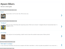 Tablet Screenshot of mysorebikers.blogspot.com