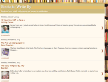 Tablet Screenshot of bookstowriteby.blogspot.com
