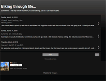 Tablet Screenshot of bikingthroughlife.blogspot.com