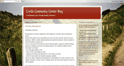 Desktop Screenshot of credocommunitycenterblog.blogspot.com