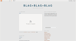 Desktop Screenshot of blagblagblag.blogspot.com