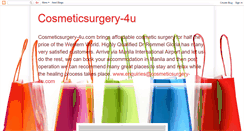 Desktop Screenshot of cosmeticsurgery-4u.blogspot.com