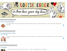 Tablet Screenshot of louiseegger.blogspot.com