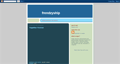 Desktop Screenshot of frendzyship.blogspot.com