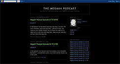 Desktop Screenshot of mega64podcast.blogspot.com