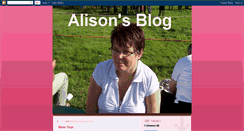 Desktop Screenshot of alison-alisonwood.blogspot.com