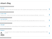 Tablet Screenshot of alison-alisonwood.blogspot.com
