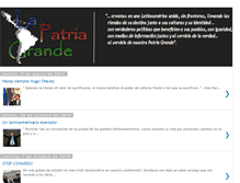 Tablet Screenshot of la-patria-grande.blogspot.com