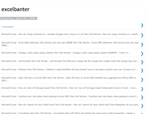 Tablet Screenshot of excelbanter.blogspot.com