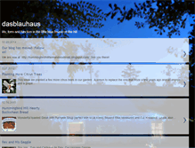 Tablet Screenshot of dasblauhaus.blogspot.com