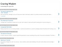 Tablet Screenshot of cravingwisdom.blogspot.com