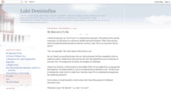 Desktop Screenshot of luleidemistafina.blogspot.com