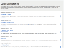 Tablet Screenshot of luleidemistafina.blogspot.com