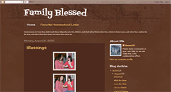 Desktop Screenshot of familyblessed.blogspot.com