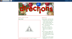 Desktop Screenshot of directionsfbcs.blogspot.com