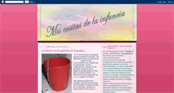 Desktop Screenshot of miscositasdeinfancia.blogspot.com