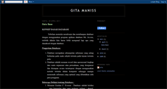 Desktop Screenshot of gitamaniss.blogspot.com