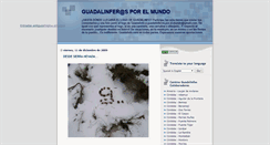 Desktop Screenshot of guadalinferosporelmundo.blogspot.com