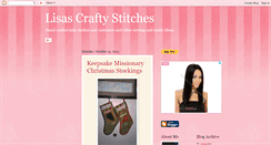 Desktop Screenshot of lisascraftystitches.blogspot.com