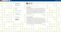 Desktop Screenshot of leanneshouse.blogspot.com