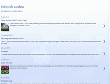 Tablet Screenshot of fatazahra.blogspot.com
