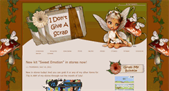 Desktop Screenshot of i-dont-give-a-scrap.blogspot.com